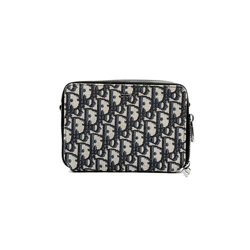 Dior pochette zippée toile - zippée,